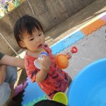 楽しい水あそび♪