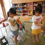 七夕の飾り付けをしたよ☆彡