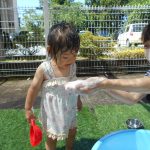 夏の遊びを思いきり楽しんでいます！